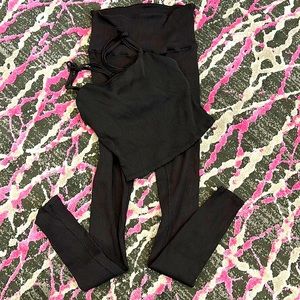 Black workout set